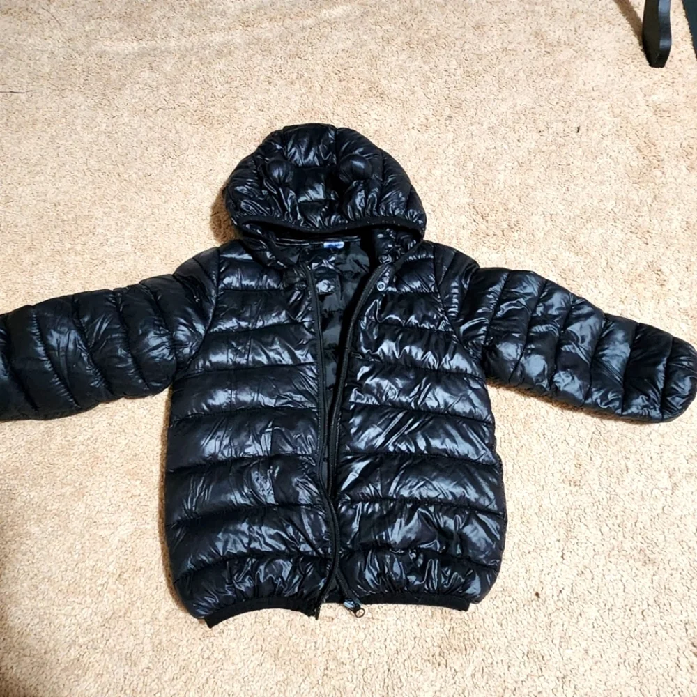 Puffer Coat with Teddy Ears